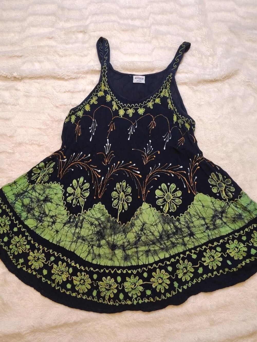 Shoreline Black And Green Dress